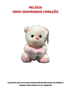 PELÚCIA - URSO COM CORAÇÃO