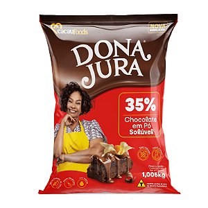 CHOCOLATE EM PÓ DONA JURA 35% CACAU 1,005KG