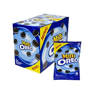 CAIXA BISCOITO RECHEADO MINI OREO C/10 UNIDADES DE 35G