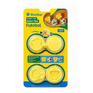 MOLDES PARA EJETOR MAX FUTEBOL C/4 PEÇAS - BLUESTAR