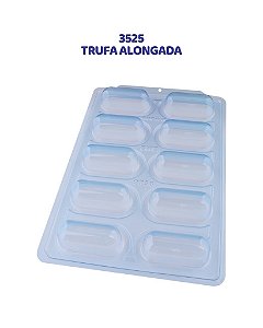 FORMA DE ACETATO 3 PARTES - TRUFA ALONGADA (3525)