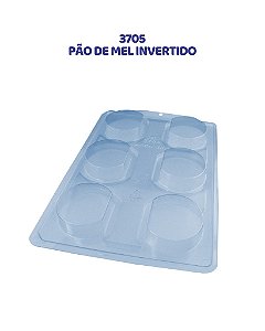 FORMA DE ACETATO 3 PARTES - PÃO DE MEL INVERTIDO (3705)