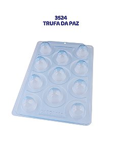 FORMA DE ACETATO 3 PARTES - TRUFA DA PAZ (3524)