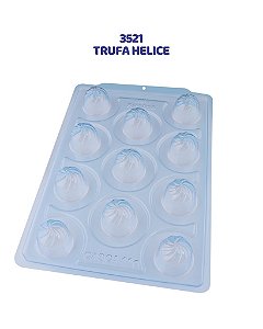 FORMA DE ACETATO 3 PARTES - TRUFA HELICE (3521)