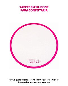 TAPETE EM SILICONE PARA CONFEITARIA