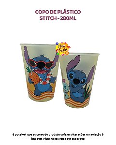COPO PLÁSTICO STITCH - ABACAXI