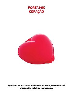 PORTA MIX CORAÇÃO - 360ml