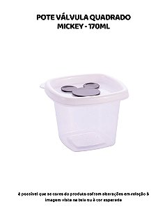 POTE VÁLVULA BRANCO MICKEY - 170ml