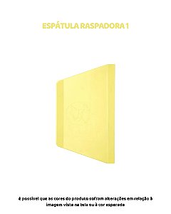 ESPÁTULA RASPADORA 1 - AMARELA