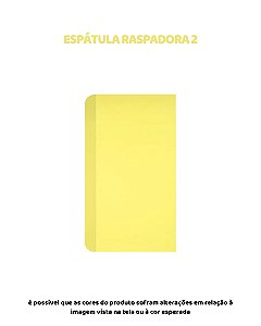 ESPÁTULA RASPADORA 2 - AMARELA