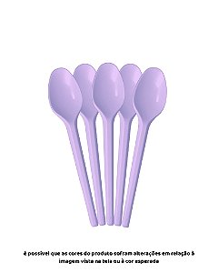 COLHER DESCARTÁVEL C/50UN - LAVANDA