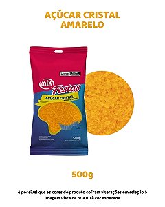 AÇÚCAR CRISTAL 500g - AMARELO