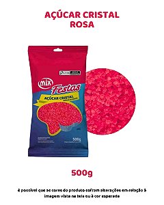 AÇÚCAR CRISTAL 500g - ROSA