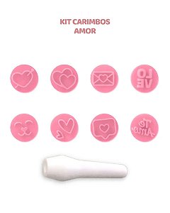 KIT CARIMBOS - AMOR 1,5cm