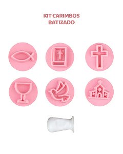 KIT CARIMBOS - BATIZADO 2cm