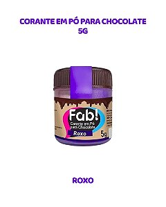 CORANTE EM PÓ 5g PARA CHOCOLATE - ROXO