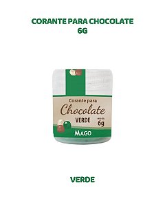 CORANTE EM PÓ 6g PARA CHOCOLATE - VERDE