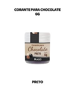 CORANTE EM PÓ 6g PARA CHOCOLATE - PRETO