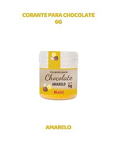 CORANTE EM PÓ 6g PARA CHOCOLATE - AMARELO