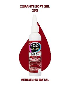 CORANTE SOFTGEL 25g - VERMELHO NATAL