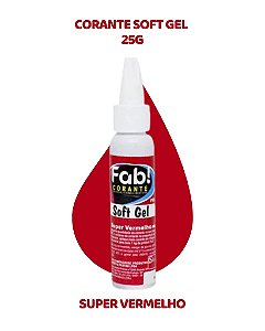 CORANTE SOFTGEL 25g - SUPER VERMELHO