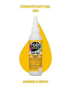 CORANTE SOFTGEL 25g - AMARELO GEMA