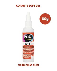 CORANTE SOFTGEL 60g - VERMELHO RUBI