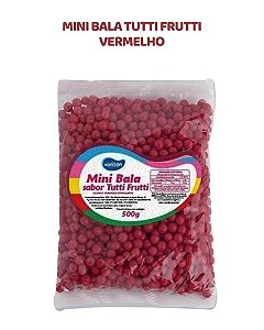 MINI BALA 500g TUTTI-FRUTTI - VERMELHO