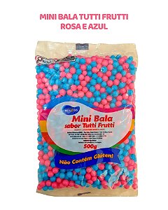 MINI BALA 500g TUTTI-FRUTTI - ROSA E AZUL
