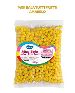MINI BALA 500g TUTTI-FRUTTI - AMARELO