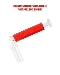 BORRIFADOR PARA BOLO - VERMELHO SHINE