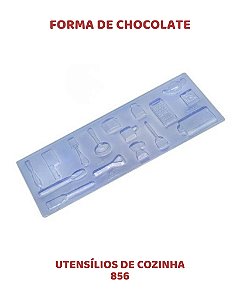 FORMA DE CHOCOLATE TRÊS PARTES - UTENSÍLIOS DE COZINHA 856