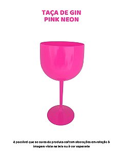 TAÇA DE GIN - PINK NEON