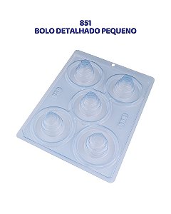 FORMA DE ACETATO 3 PARTES - BOLO DETALHADO (851) - BWB