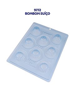 FORMA DE ACETATO 3 PARTES - BOMBOM SUÍÇO (9772) - BWB