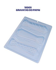 FORMA DE ACETATO 3 PARTES - GRAVATAS DO PAPAI (10000) - BWB