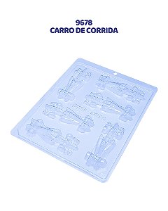 FORMA DE ACETATO SIMPLES - CARRO DE CORRIDA (9678) - BWB
