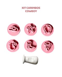 KIT CARIMBOS - COWBOY 2cm - BLUESTAR