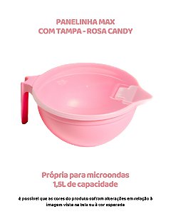 PANELINHA MAX 1,5L COM TAMPA - ROSA CANDY - BLUESTAR