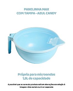 PANELINHA MAX 1,5L COM TAMPA - AZUL CANDY - BLUESTAR
