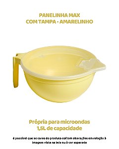 PANELINHA MAX 1,5L COM TAMPA - AMARELINHO - BLUESTAR