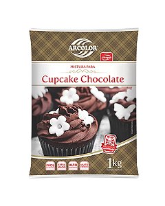 MISTURA PARA CUPCAKE DE CHOCOLATE 1kg - ARCOLOR