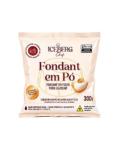 FONDANT EM PÓ 300g - ICEBERG