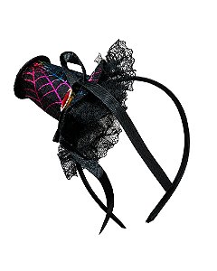 TIARA COM CARTOLA - HALLOWEEN