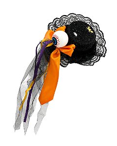 PRESILHA CHAPÉU COM OLHO - HALLOWEEN