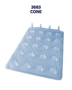 FORMA DE ACETATO SIMPLES - CONE (3683) - BWB