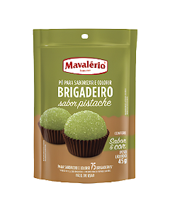 PÓ PARA SABORIZAR E COLORIR BRIGADEIRO PISTACHE 45g - MAVALÉRIO