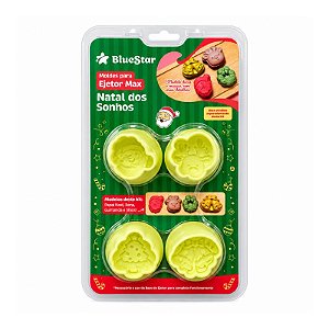 MOLDES PARA EJETOR MAX NATAL DOS SONHOS C/4 PEÇAS - BLUESTAR