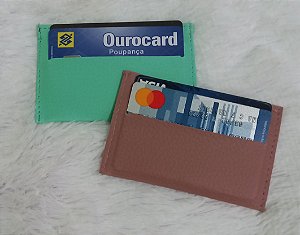 Mini porta cartões de crédito