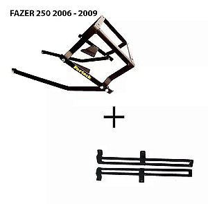 Suporte Bau + Alongador FAZER250 06-09